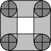 Union of circles
    and rectangles